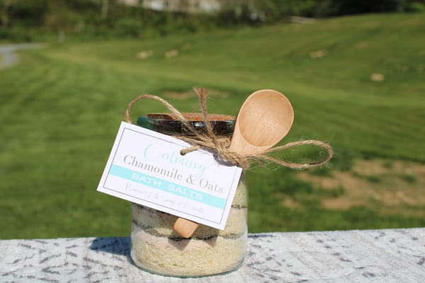 Chamomile & Oats bath salts